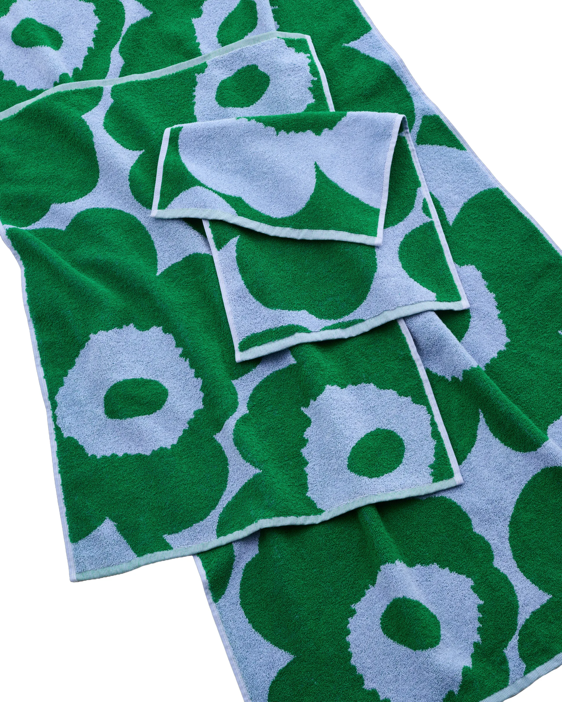 Unikko gjestehåndkle 30x50 cm, Light blue-green Marimekko