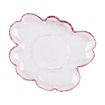 Unikko glassfat 20 cm - Light pink - Marimekko