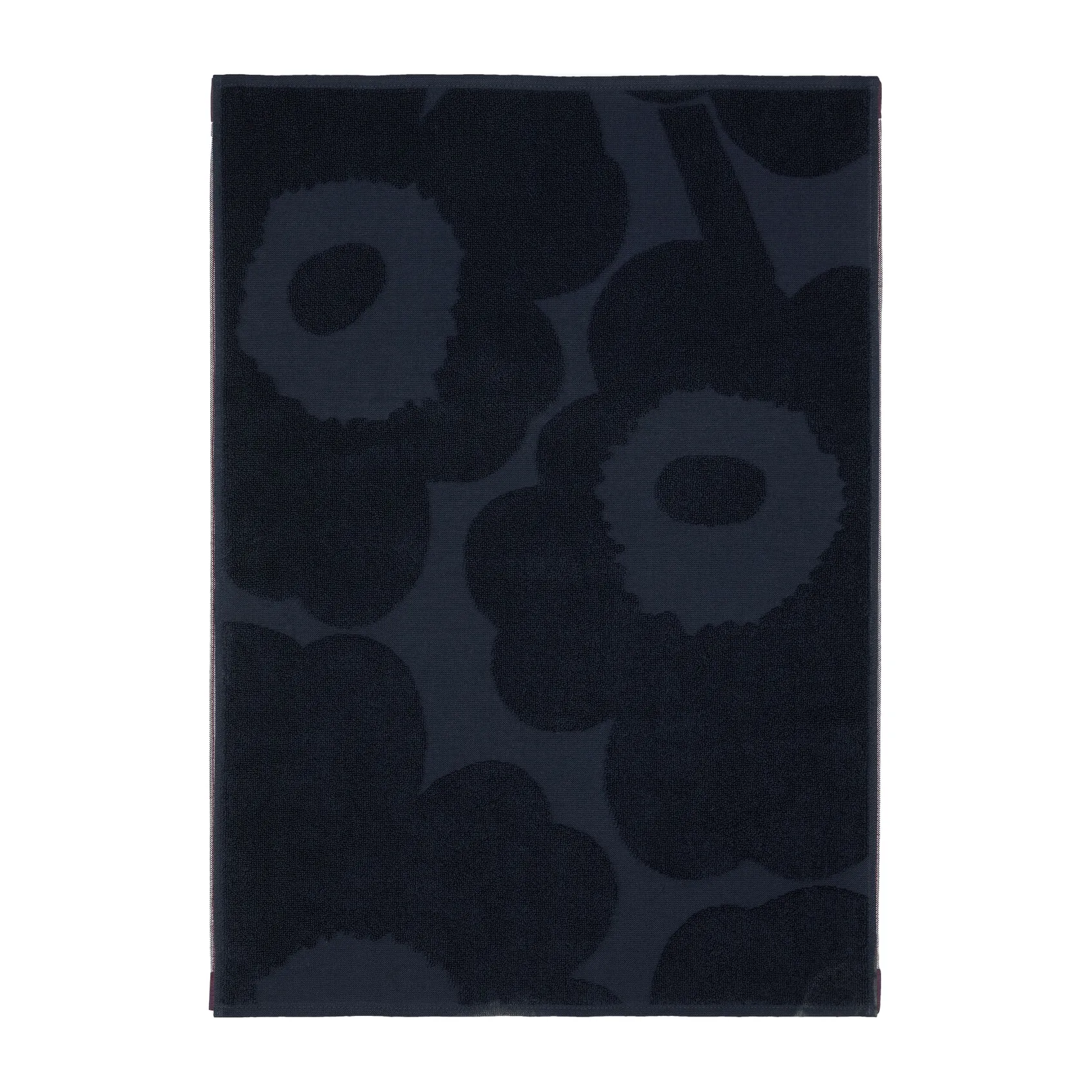 Unikko håndkle 50x70 cm, Mørkeblå Marimekko