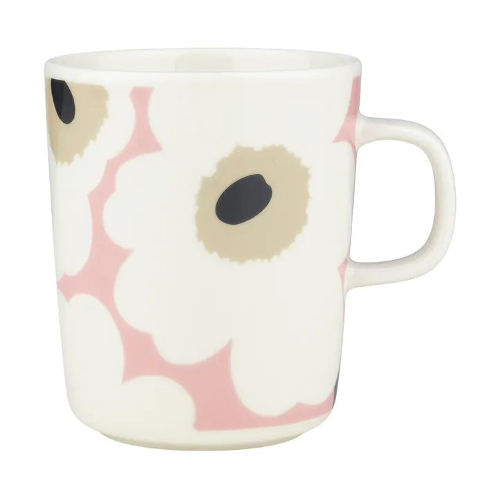 Unikko kopp 25 cl - Off white-pink-sand-charcoal - Marimekko