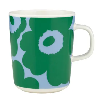 Unikko kopp 25 cl - White-green-light blue - Marimekko