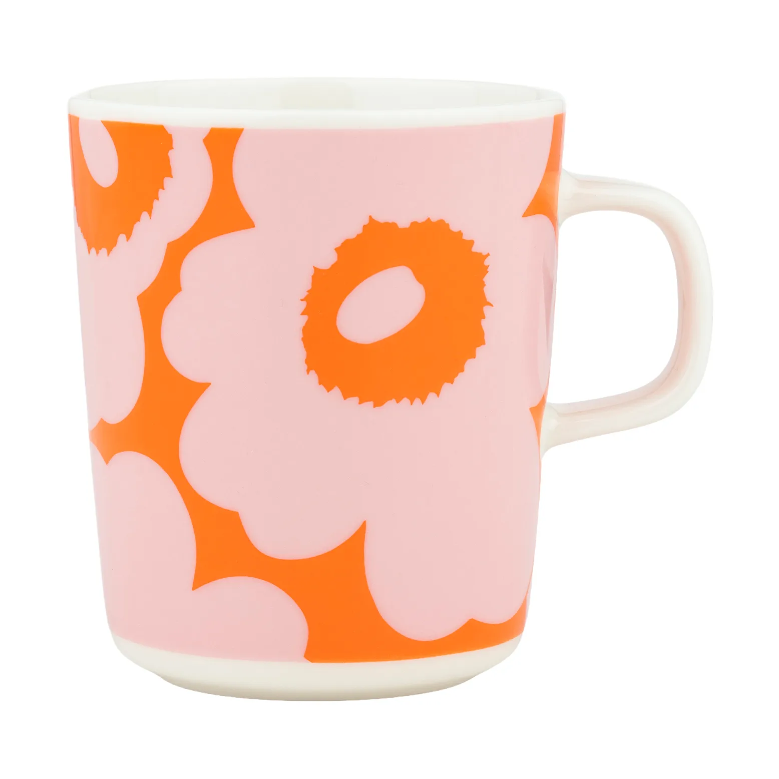 Unikko kopp 25 cl, White-pink-orange Marimekko
