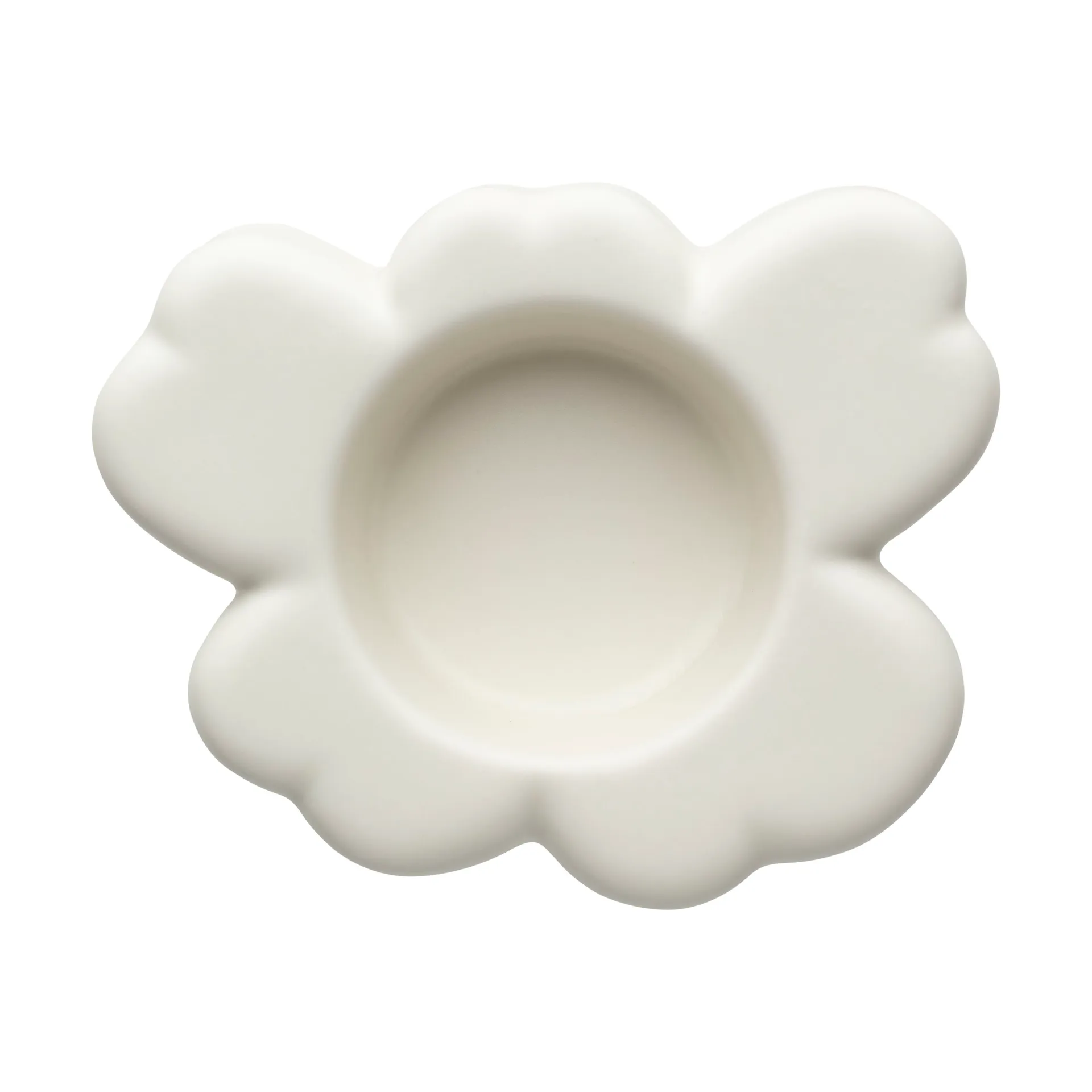 Unikko lyslykt 3x10 cm, Matte white Marimekko