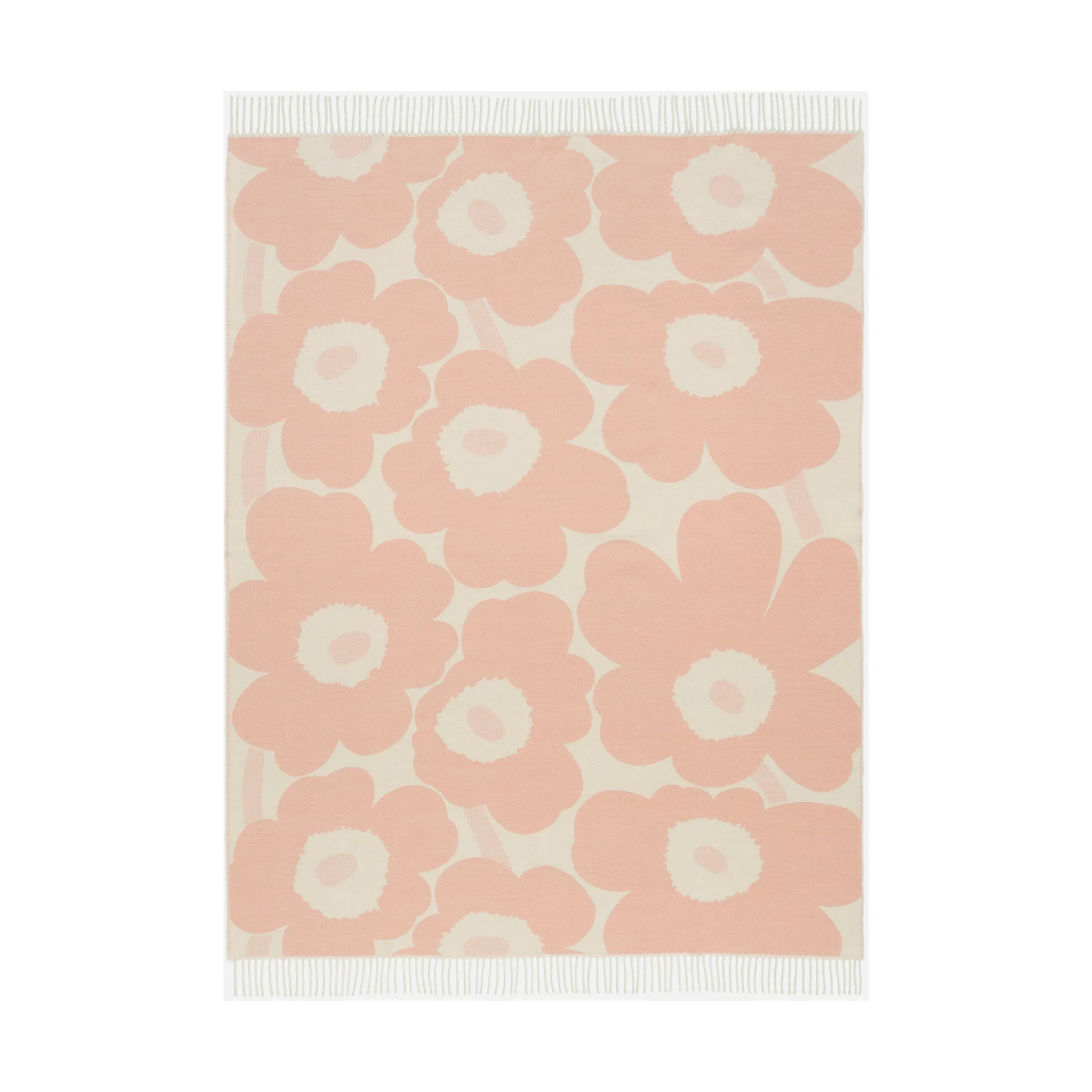 Unikko pledd 130x180 cm, Pink Marimekko