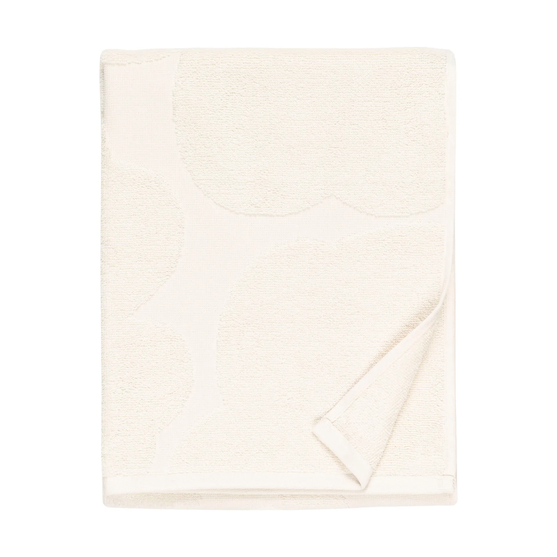 Unikko solid håndkle 50x70 cm, Ecru Marimekko