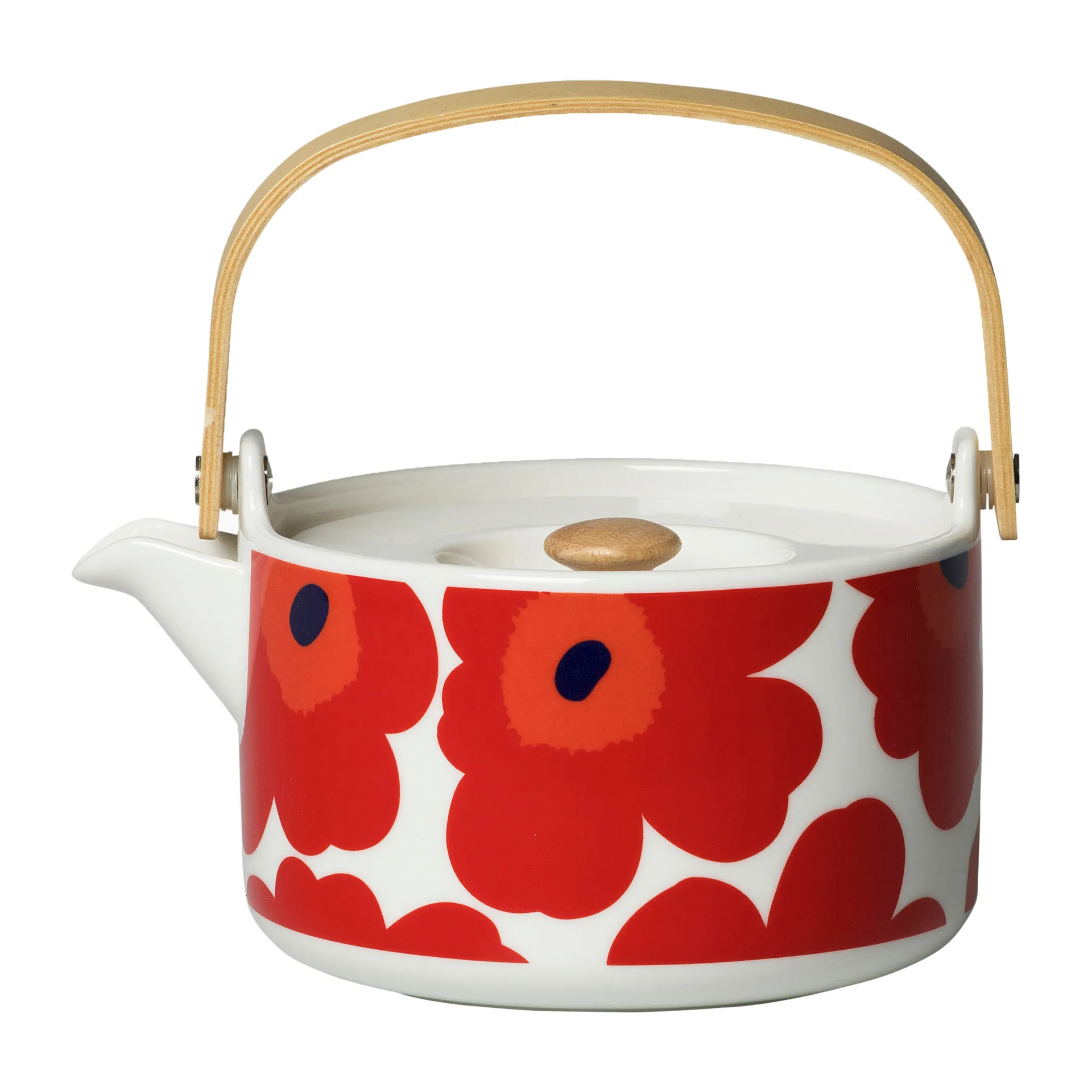 Unikko tekanne 0,7 l, Red-white Marimekko