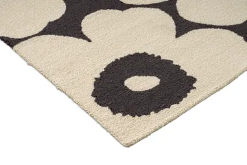 Unikko teppe outdoor - Charcoal-white, 160x230 cm - Marimekko