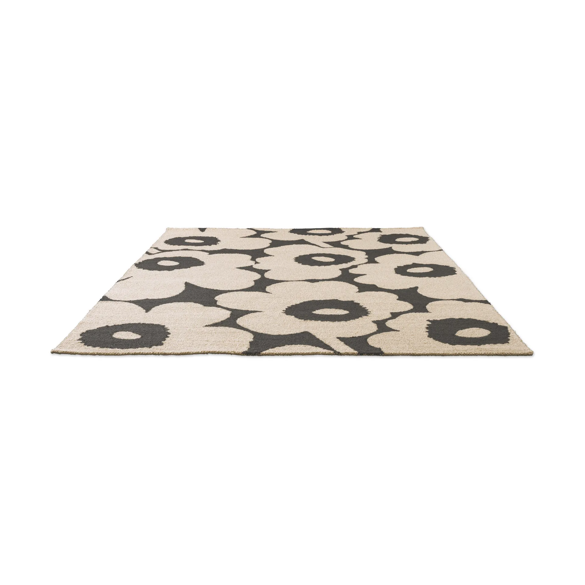 Unikko teppe outdoor, Charcoal-white, 200x280 cm Marimekko