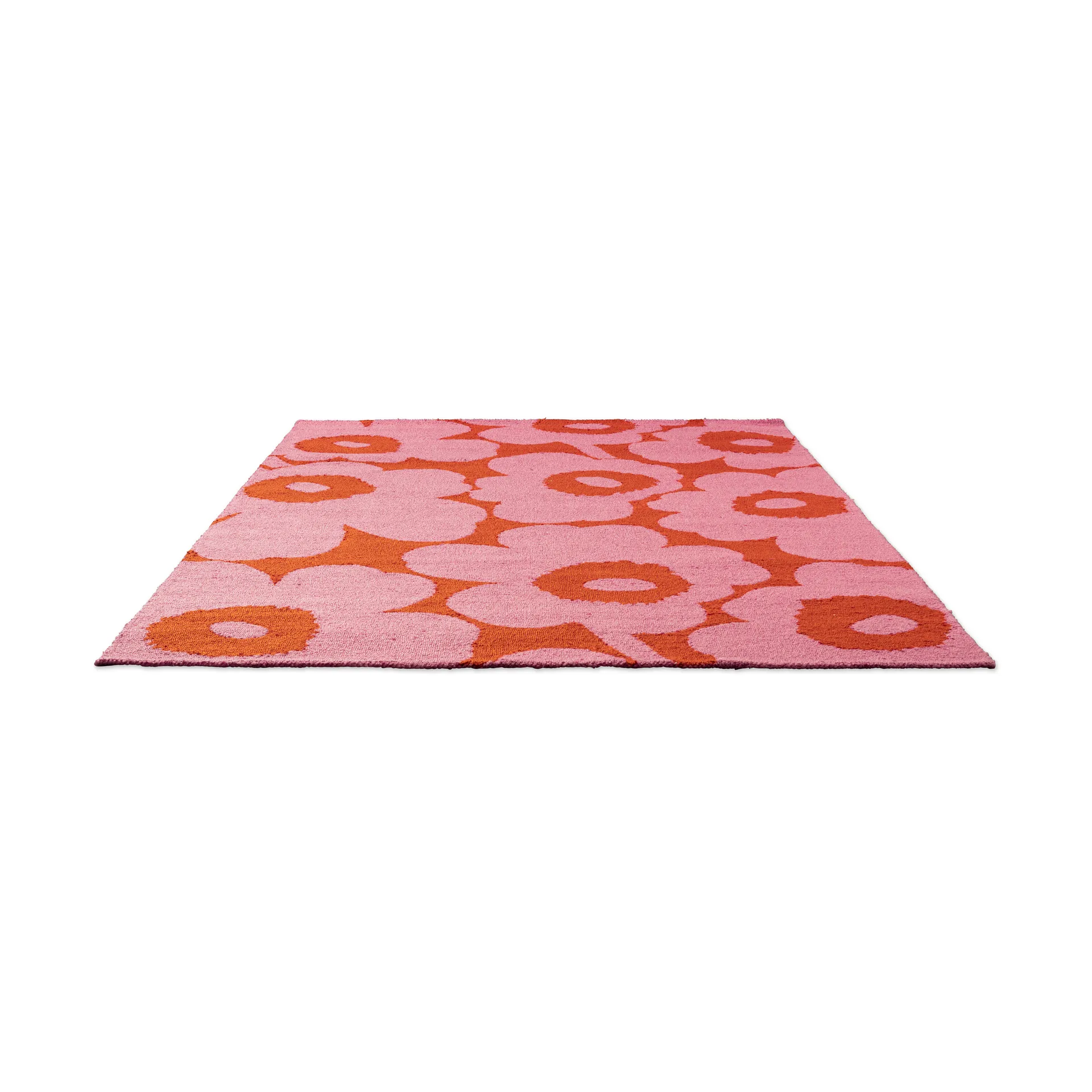 Unikko teppe outdoor, Pink-orange, 160x230 cm Marimekko
