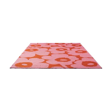 Unikko teppe outdoor - Pink-orange, 160x230 cm - Marimekko