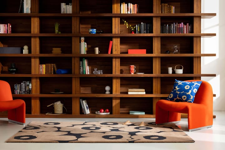 Unikko ullteppe, Beige, 140x200 cm Marimekko