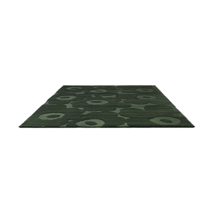 Unikko ullteppe, Dark Green, 200x300 cm Marimekko