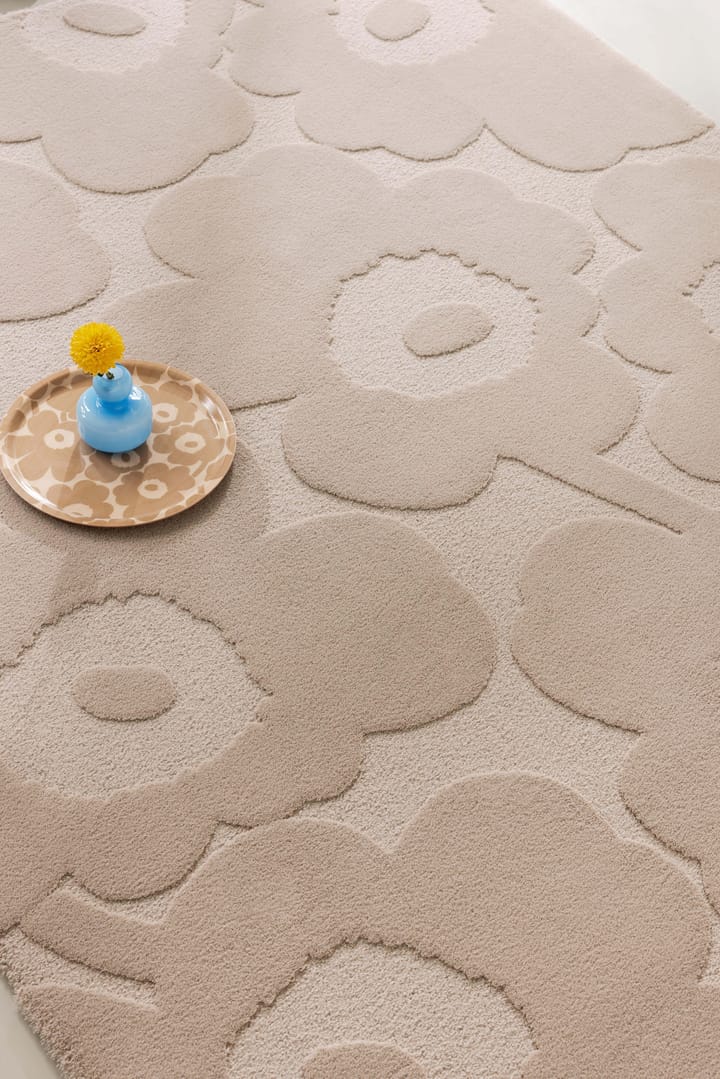 Unikko ullteppe, Light Beige, 250x350 cm Marimekko