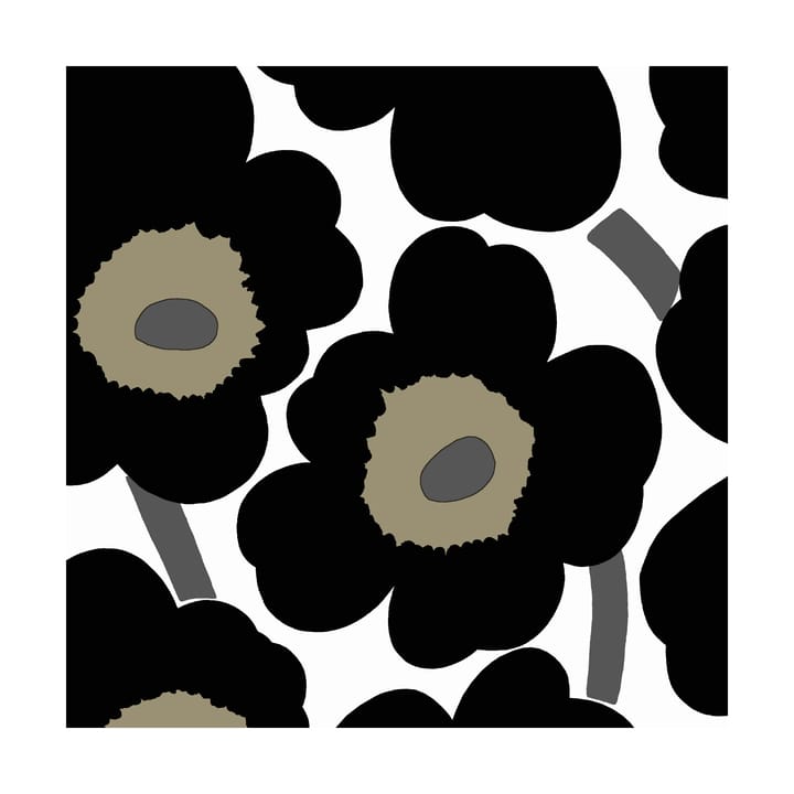 Unniko serviett 33x33 cm 20-pk - Black-White - Marimekko
