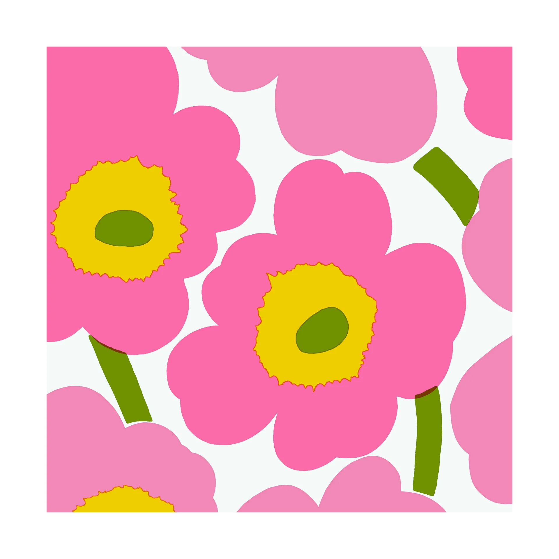 Unniko serviett 33x33 cm 20-pk, Pink Marimekko