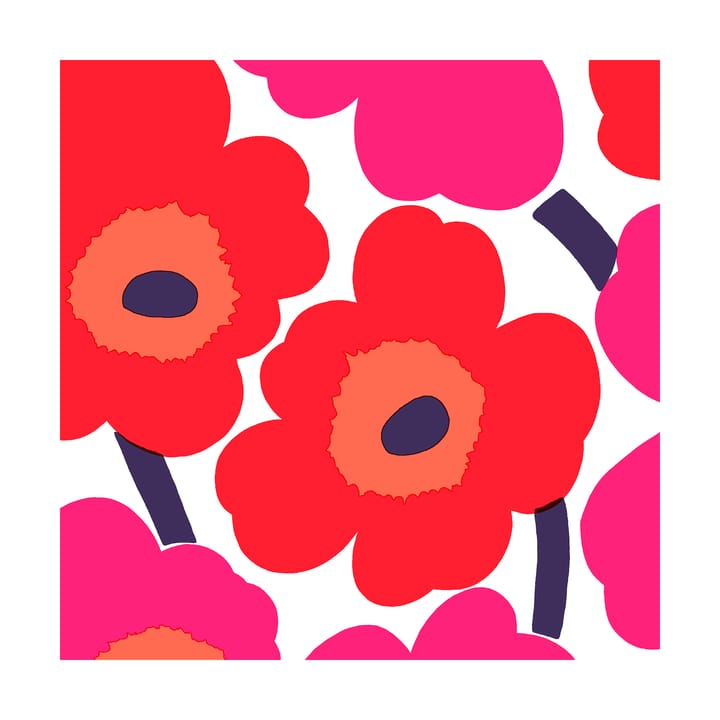 Unniko serviett 33x33 cm 20-pk - Red - Marimekko