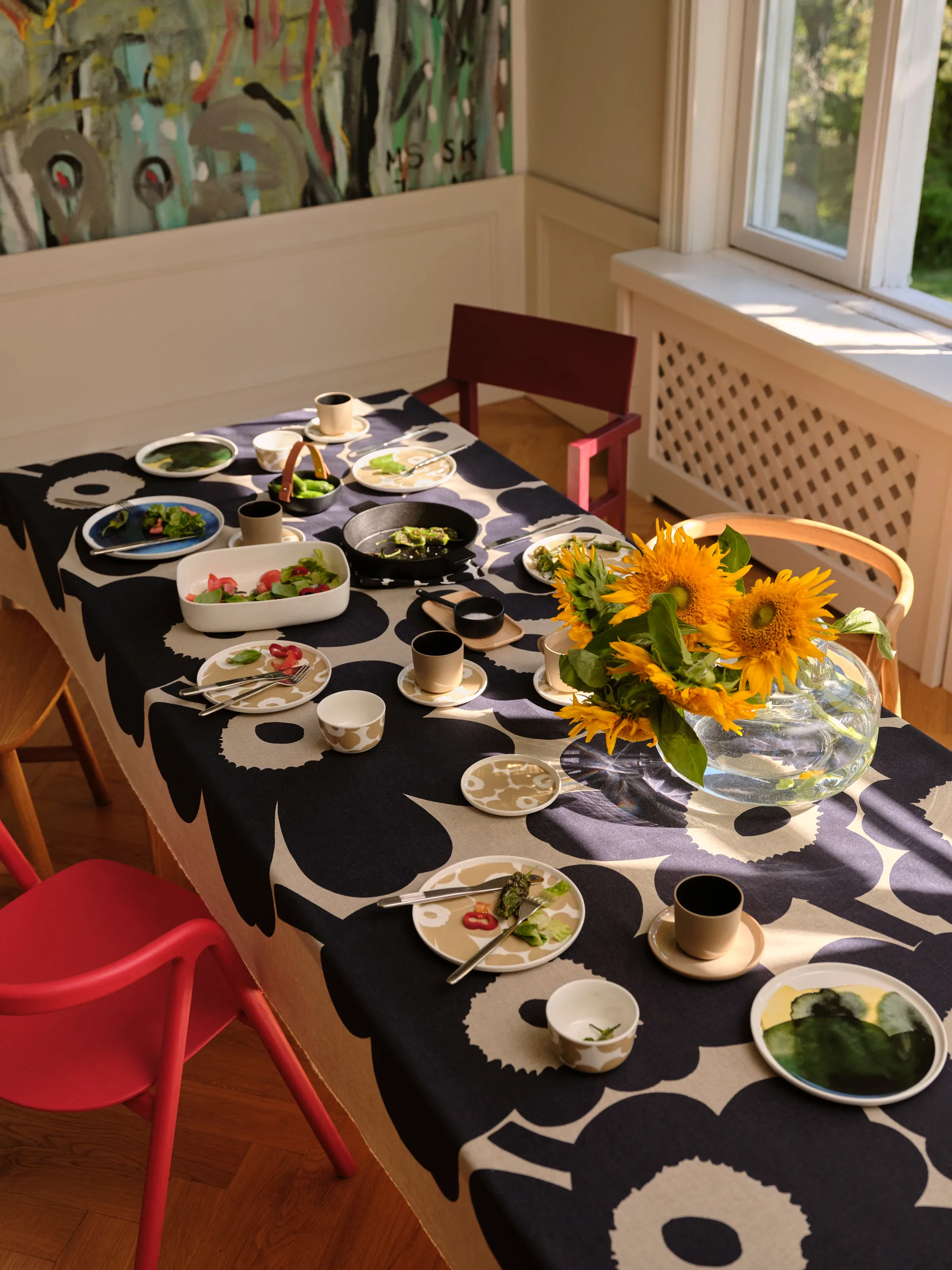 Urna vase 21 cm, glass Marimekko