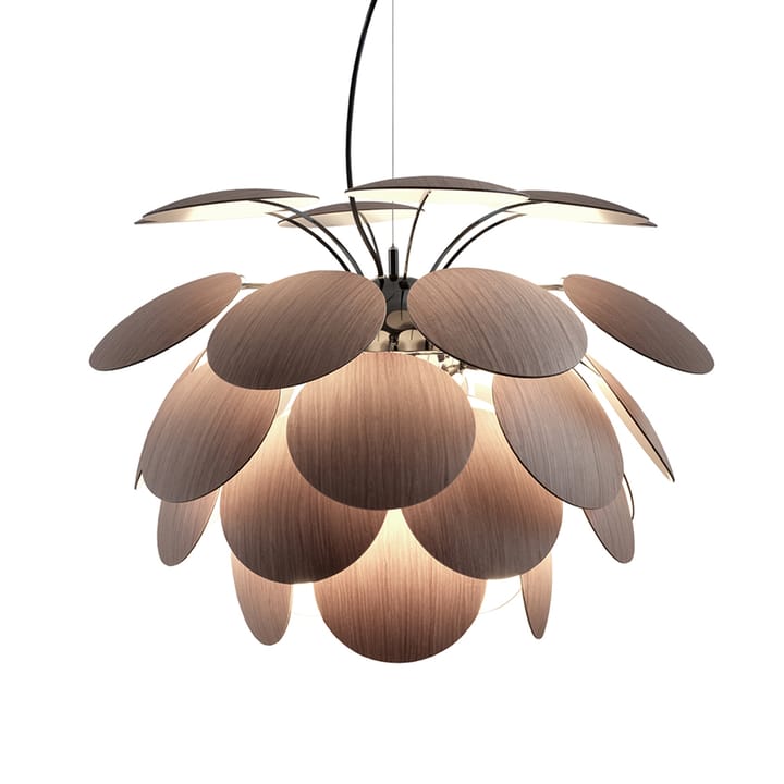 Discoco Large pendel - american oak - hvit, svart kromstativ - Marset