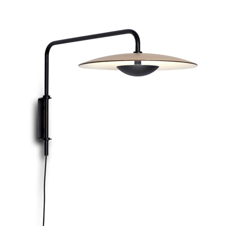 Ginger 20 A vegglampe - eik, svart stål stativ - Marset