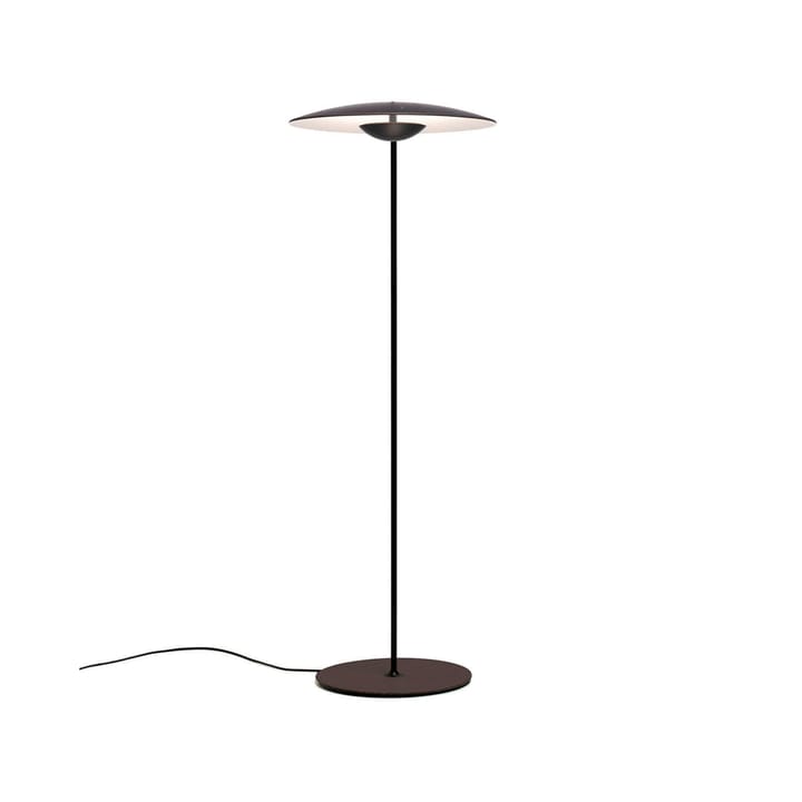 Ginger P gulvlampe - wenge, svart stål stativ - Marset