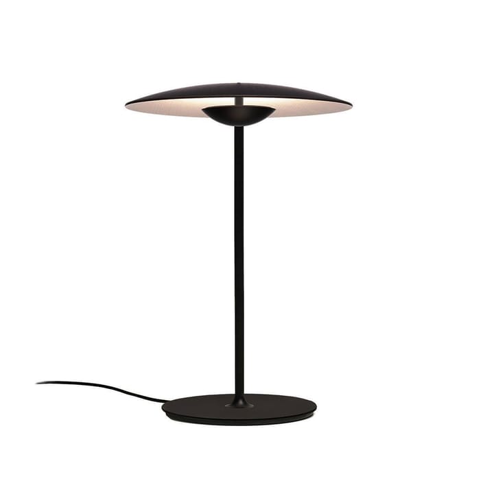 Ginger S bordlampe - wenge, svart stålrørstativ - Marset