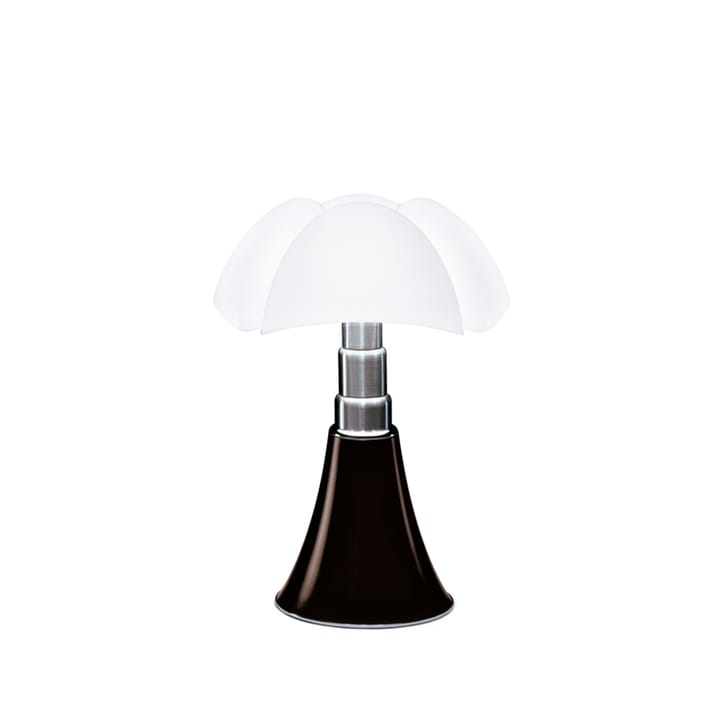 Pipistrello Medium bordlampe - mørkebrun-hvitt skjerm - Martinelli Lucé