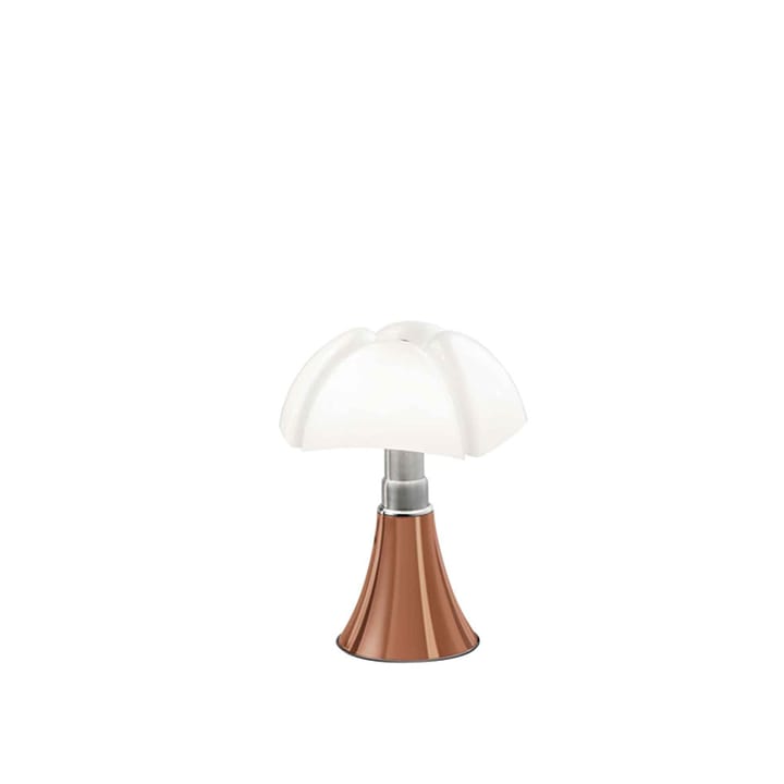 Pipistrello Mini bordlampe - kobber-hvit skjerm - Martinelli Lucé