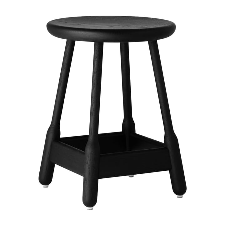 Albert barstol 50 cm - Svartbeiset eik - Massproductions