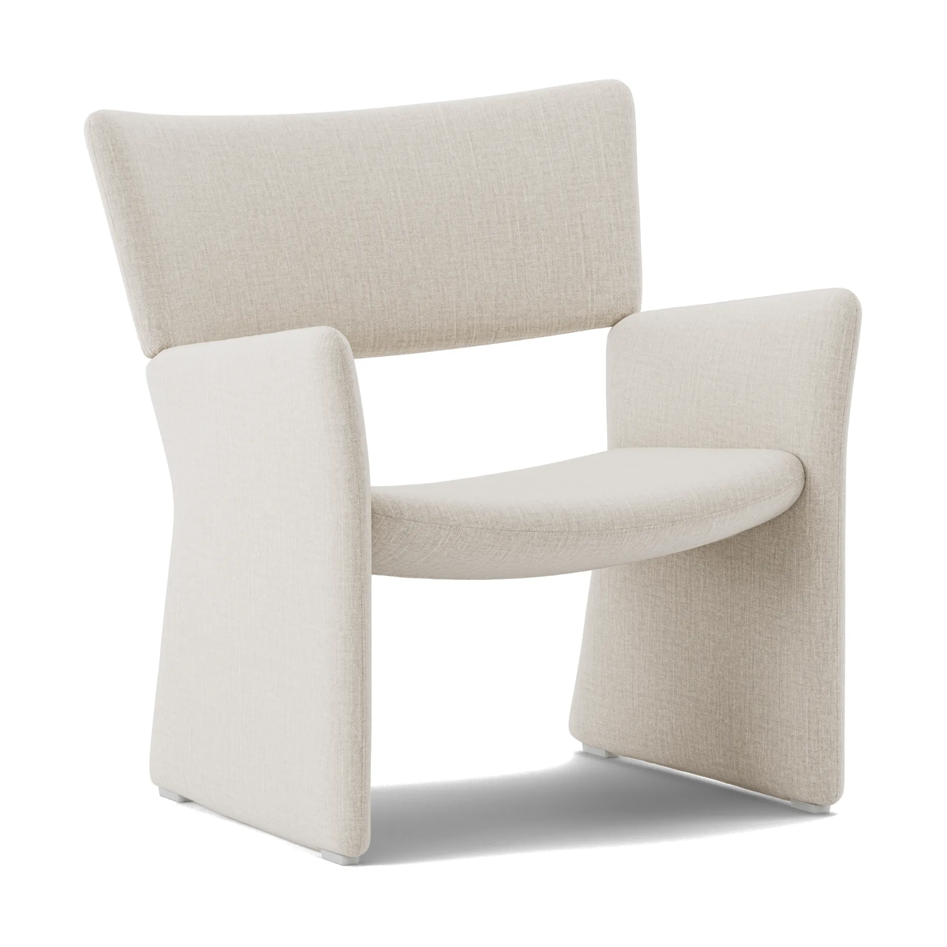 Crown Easy Chair lenestol, Linara 05 Porridge Massproductions