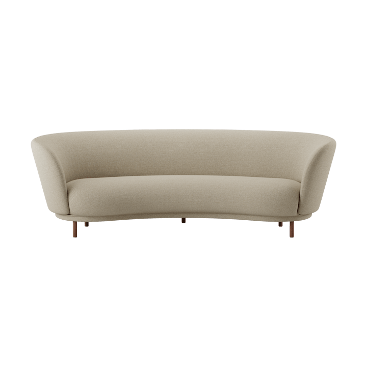 Dandy 3-seters sofa - Walnut-Ecriture 240 - Massproductions