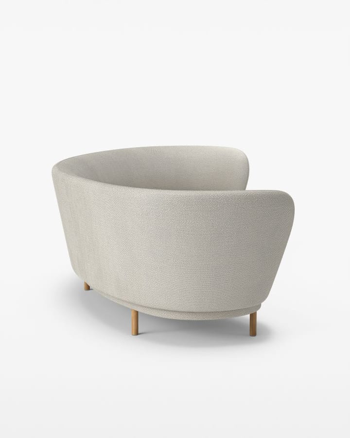 Dandy 4-seter sofa, Eik-Sacho Safire 007 Massproductions