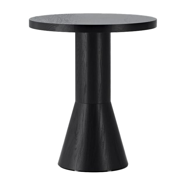 Draft bord Ø 50 cm - Svartbeiset  - Massproductions