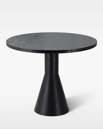 Draft matbord Ø 88 cm - Svartbeiset ask - Massproductions