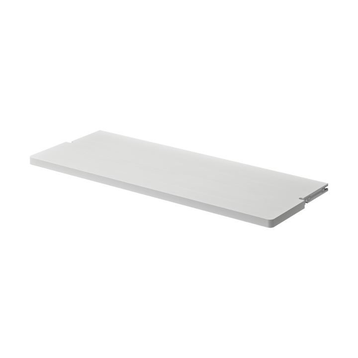 Gridlock Deep Shelf W800 hylleplate - White stained Ash - Massproductions