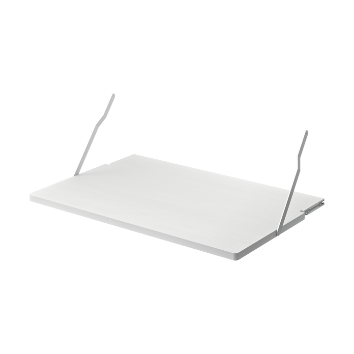 Gridlock Desk skrivebordshylleplate - White stained Ash - Massproductions