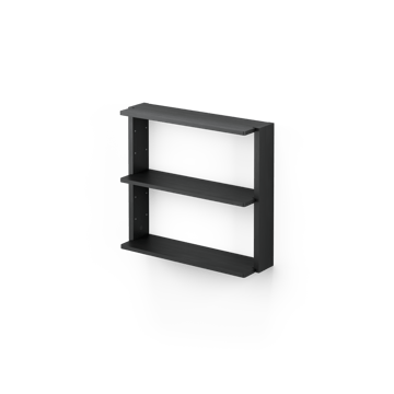 Gridlock – S1-A3-O vegghylle - Black stained Ash - Massproductions