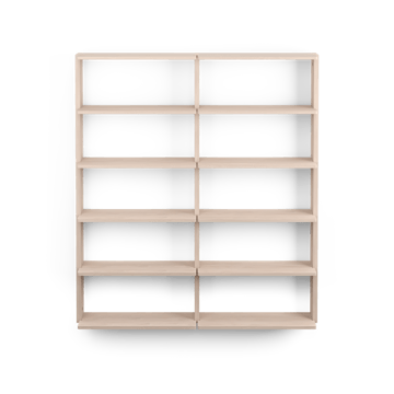 Gridlock – T2-A12-0 vegghylle - Natural Ash - Massproductions