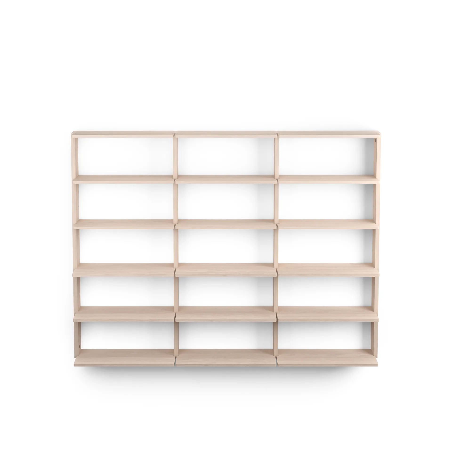 Gridlock – T3-A9-9 vegghylle, Natural Ash Massproductions