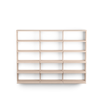 Gridlock – T3-A9-9 vegghylle - Natural Ash - Massproductions