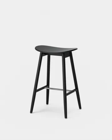 Icha barstol 65 cm - Svartbeiset bøk - Massproductions
