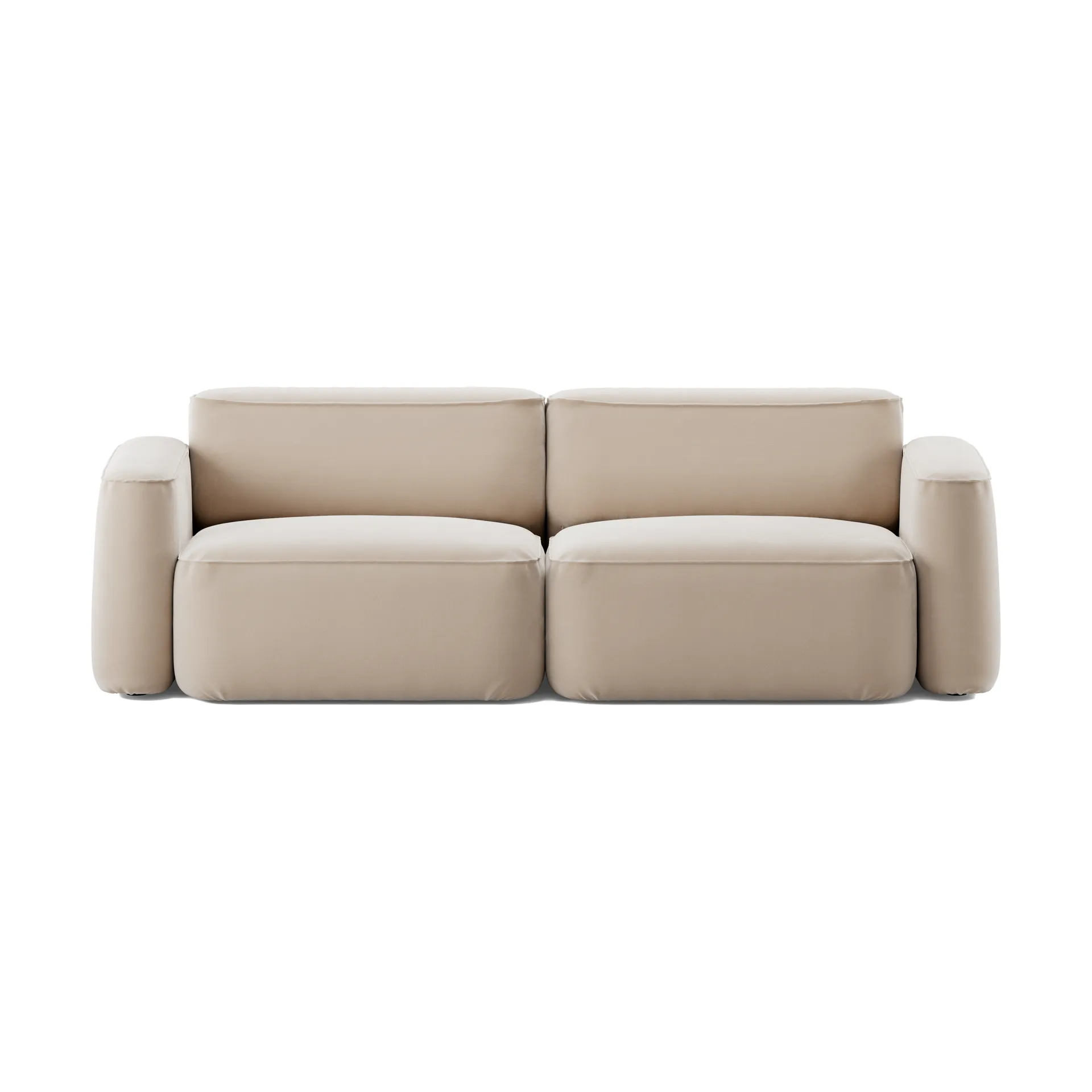 Patch 2,5-seters sofa, Atlantis 52 Alabaster Massproductions