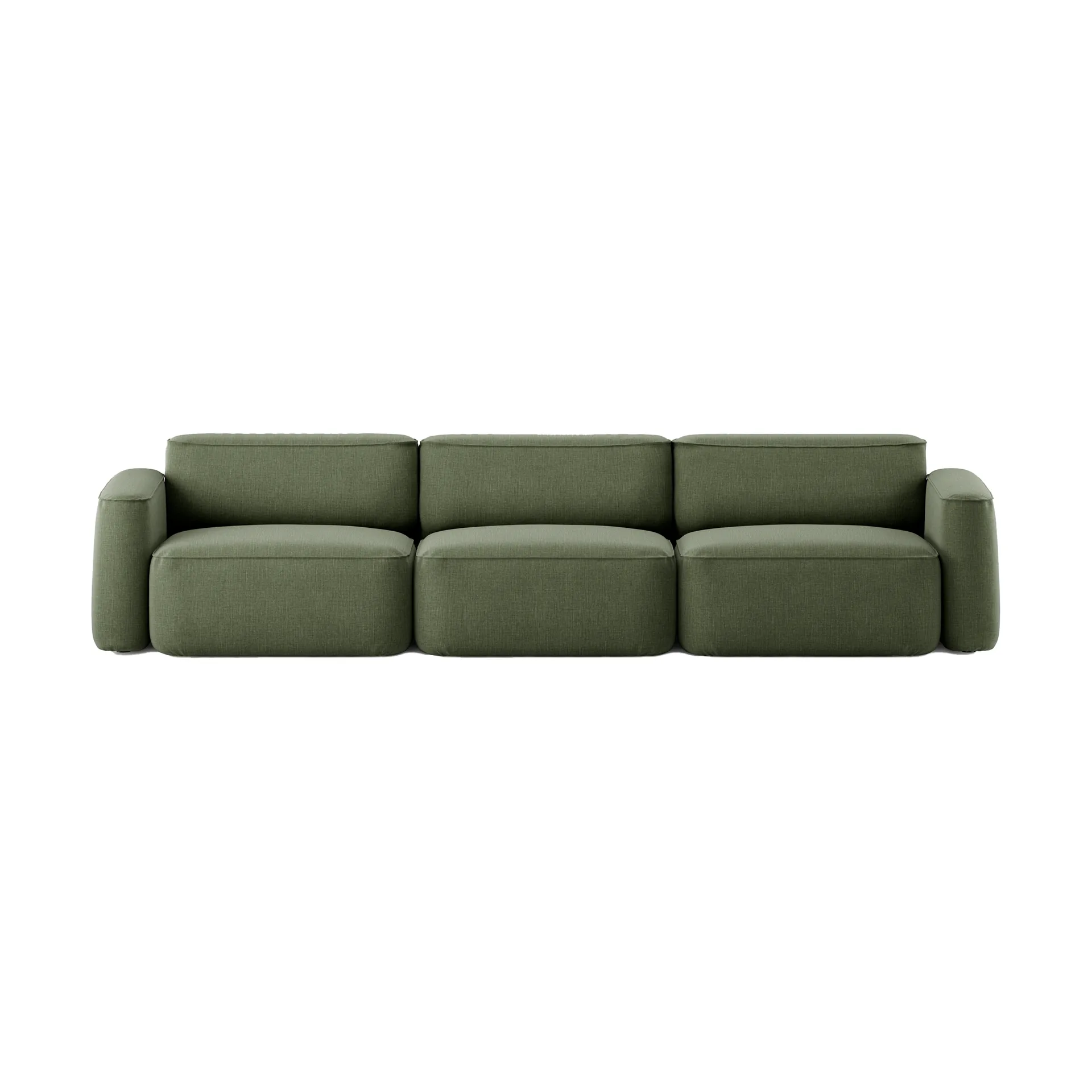 Patch 3-seters sofa, Linara 100 Tarragon Massproductions