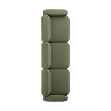 Patch 3-seters sofa - Linara 100 Tarragon - Massproductions