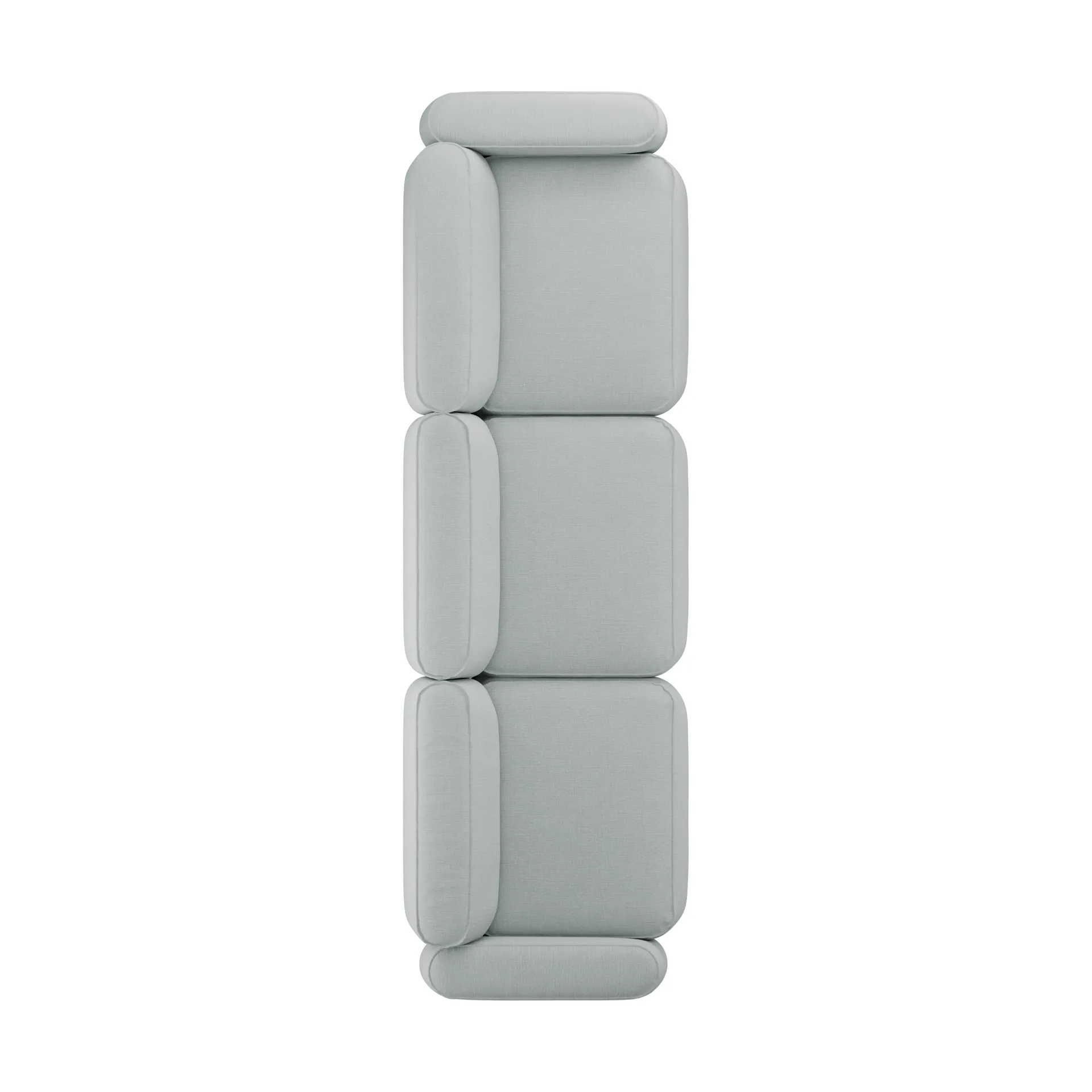 Patch 3-seters sofa, Linara 253 Swedish Grey Massproductions