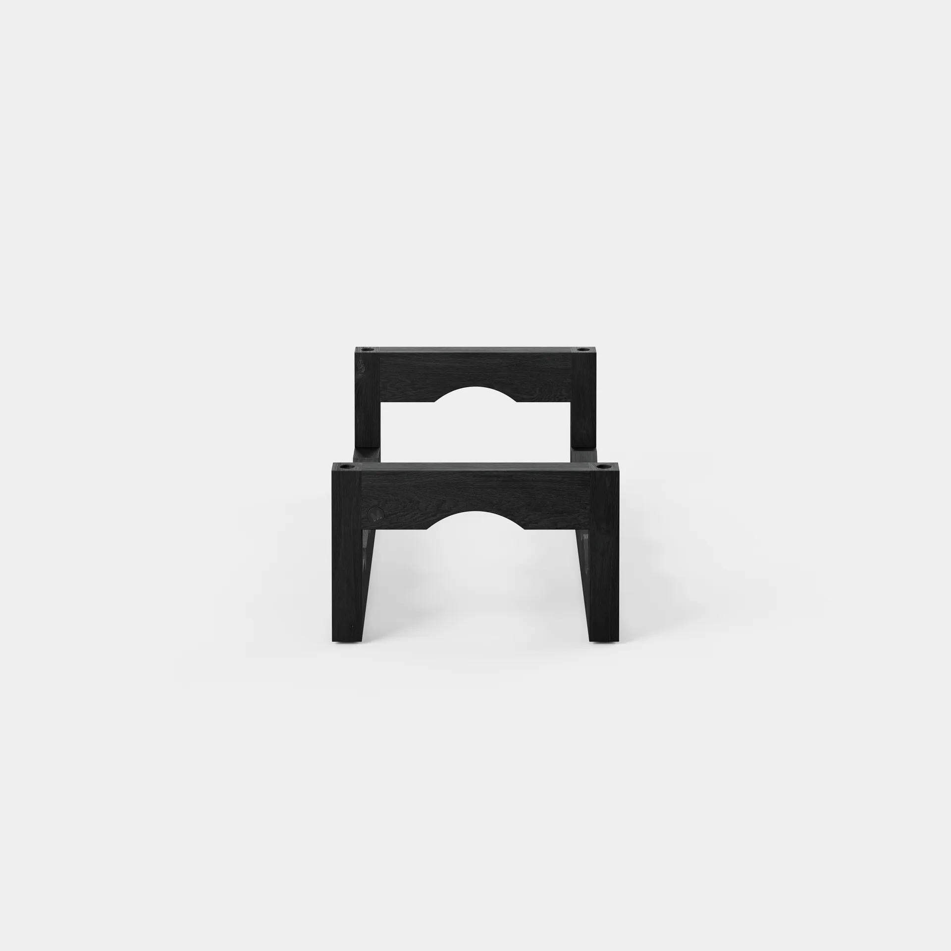 Silo stabelbart vinstativ, Svartbeiset ask Massproductions