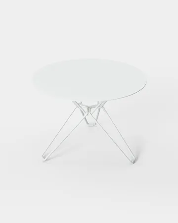 Tio sidebord Ø 60 cm - White - Massproductions