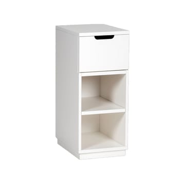 Aoko nattbord 72 cm 1 skuff - Hvitlakk - Mavis