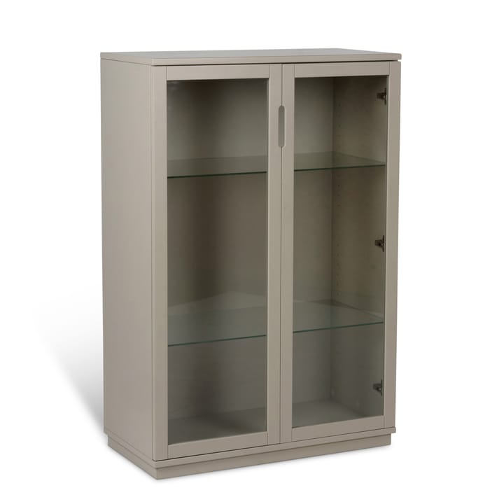 Aoko vitrineskap 120 cm, Beige Mavis