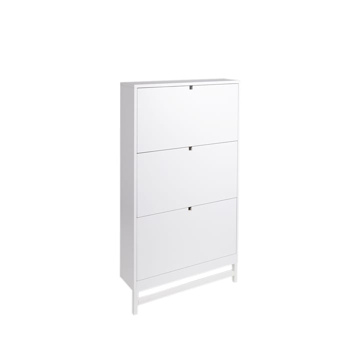 Falsterbo Skoskap - hvit, 3 fôrăker - Mavis