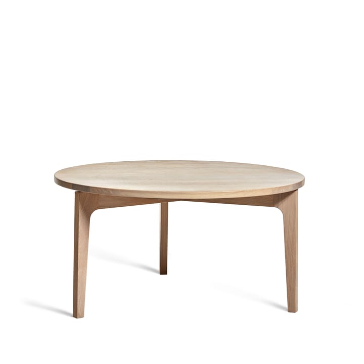 Höllviken sofabord Ø80 cm - eik hvitpigment - Mavis
